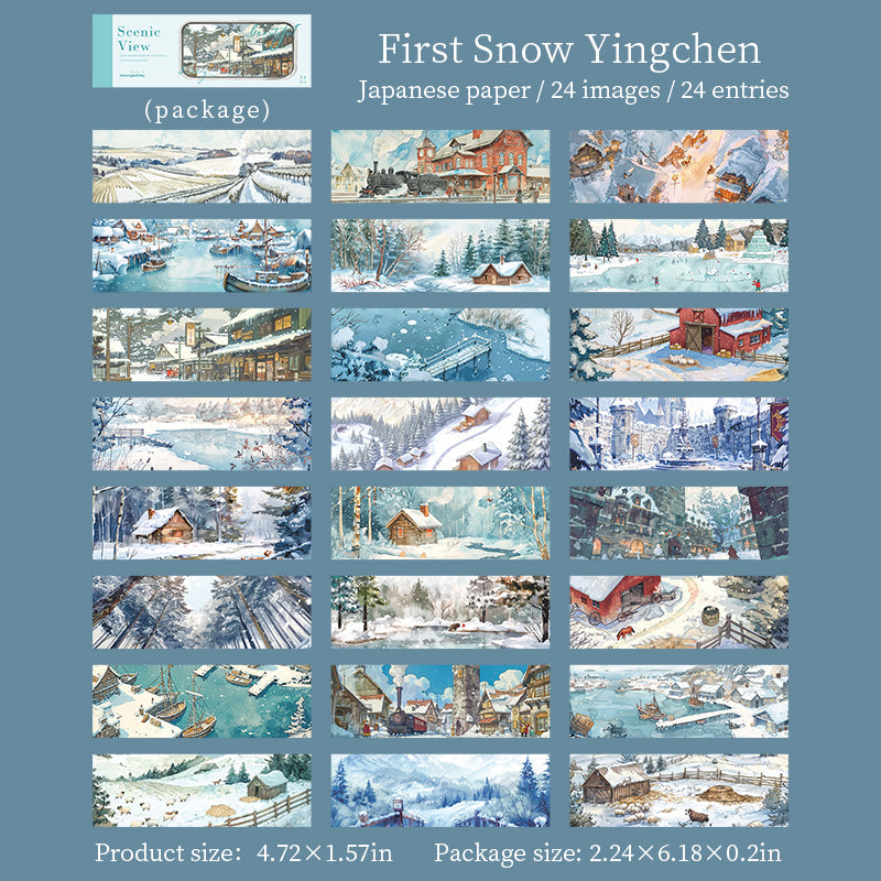 Beautiful Scenery View Series Sticker Book