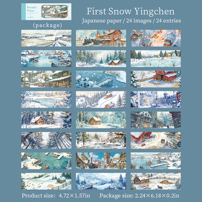 Beautiful Scenery View Series Sticker Book
