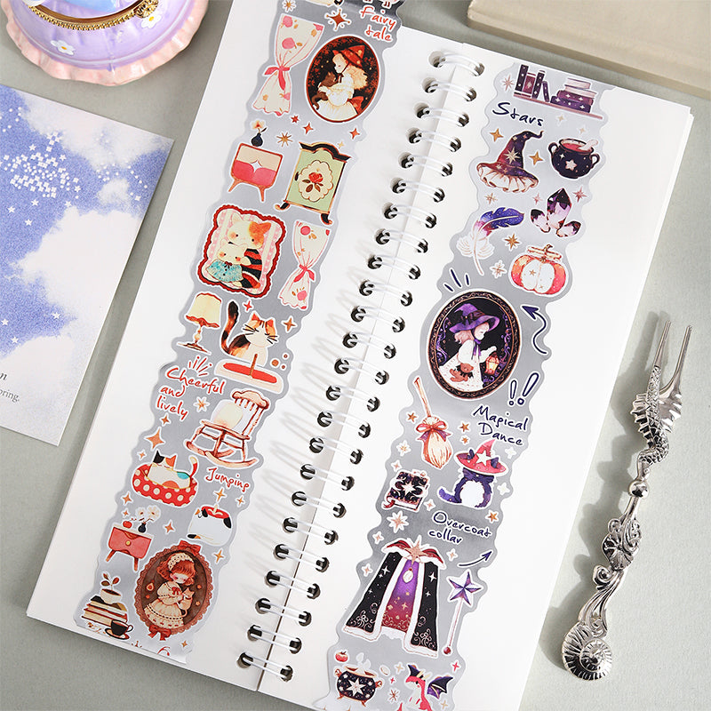 Dream Journey Series Aluminum Foil Paper Tape featuring dream designs for journaling, scrapbooking and collage
