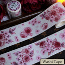 The beauty of flowers Die-Cutting Washi Tape - Whole Roll 5.5cm×5m