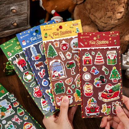 Warm Winter Christmas Story Series Sticker for journaling, scrapbooking and collage