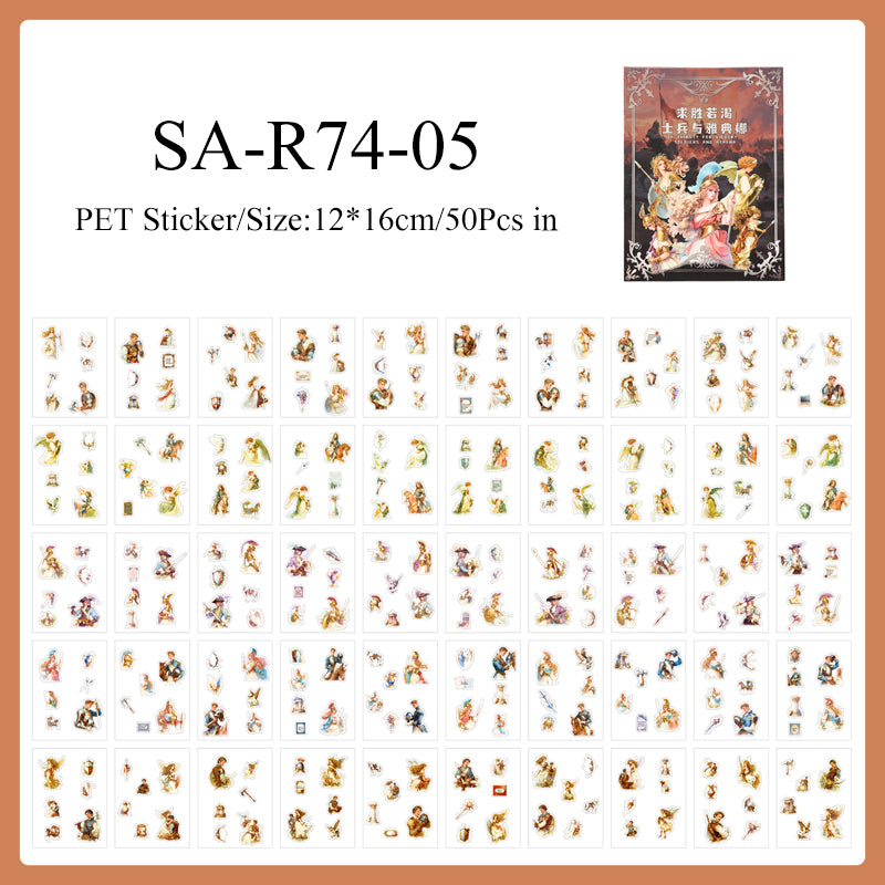 Medieval Demonic Series Sticker Book