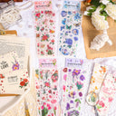 Butterfly light and flower shadow Sticker