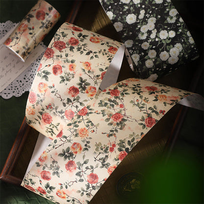 Blooming Camellia Flower Series Washi Tape
