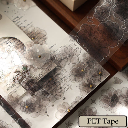 Flower of the Shadow Die-Cutting Washi Tape - Sample 100cm