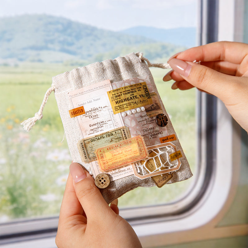 Railway travels series PET Tape for journaling, scrapbooking and collage