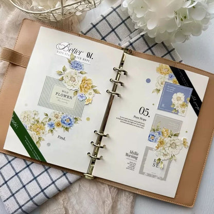 Floral Rose PET & Washi Tape