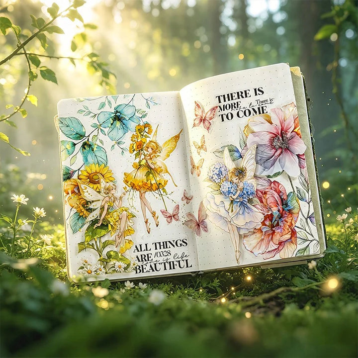 Flower Fairy Garden Sticker Pack