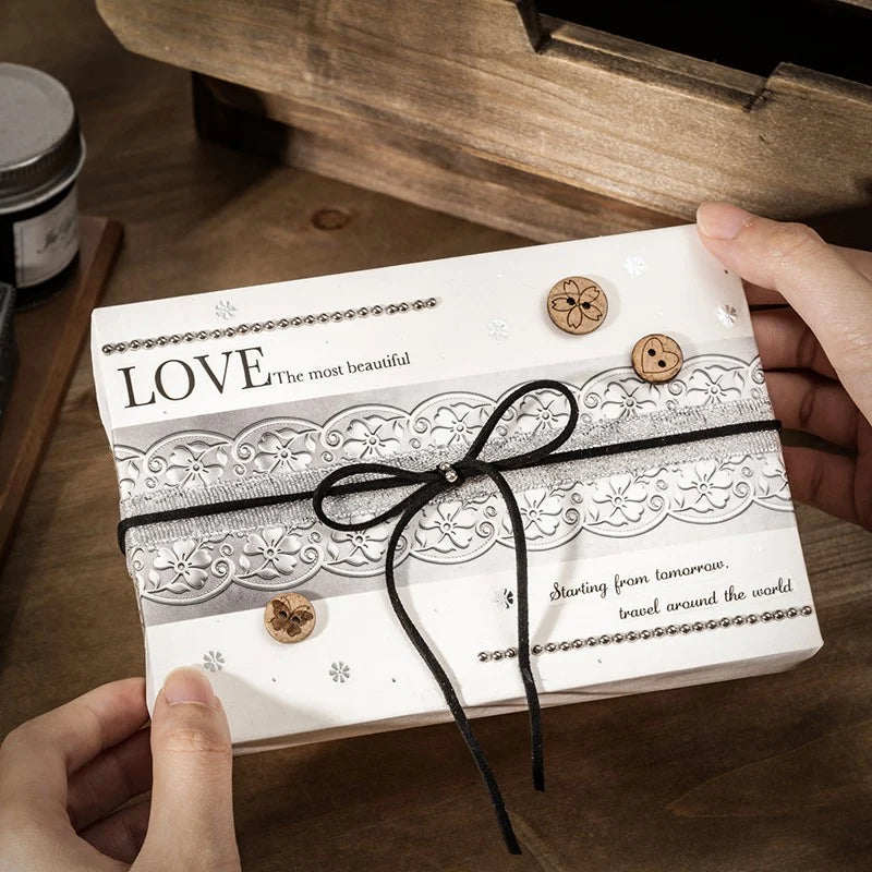 Silver Light Flower Island Foil PET Tape