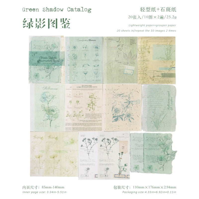 Old Color Catalog Material Paper