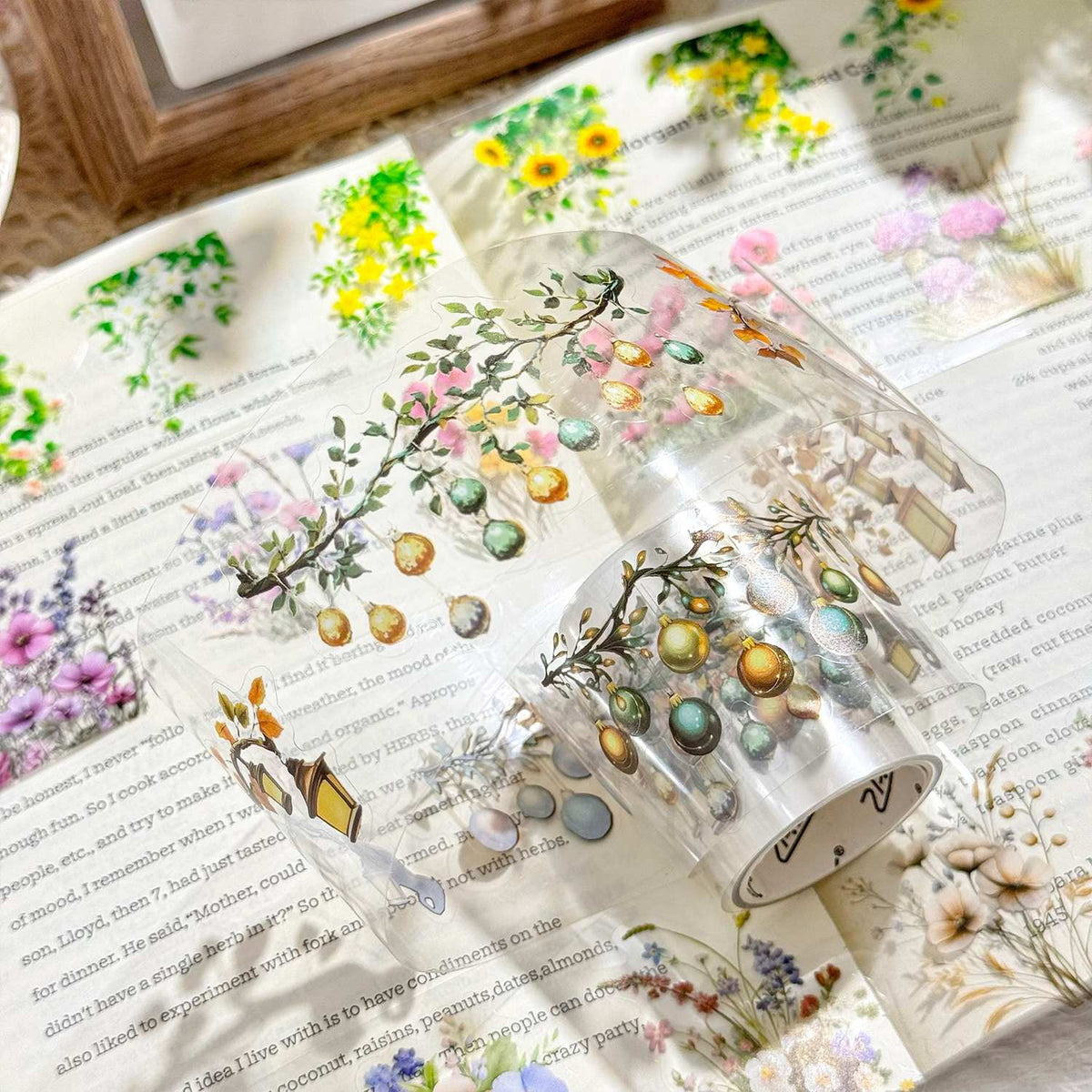 Chunxun Flower Mirror Character PET Tape Set