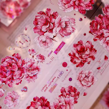 Peony Vintage PET & Washi Tape