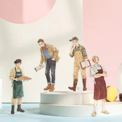 Flower Boy Character Sticker Book