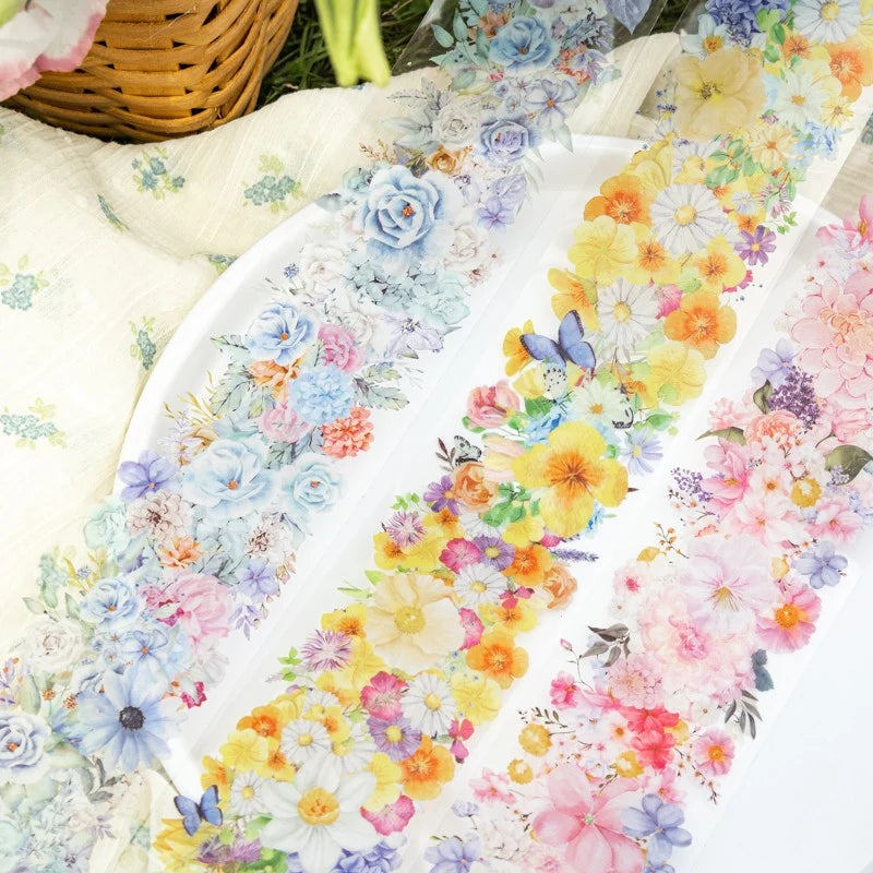 Crossing Flower Sea PET Tape