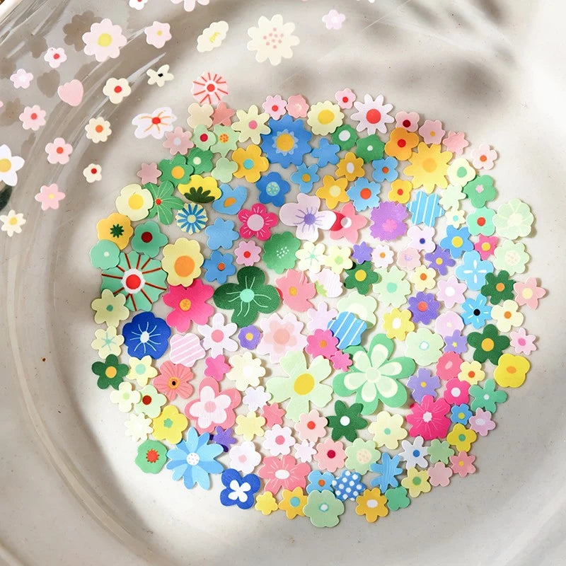 Flower Gathering Die-Cut Decorative Tape