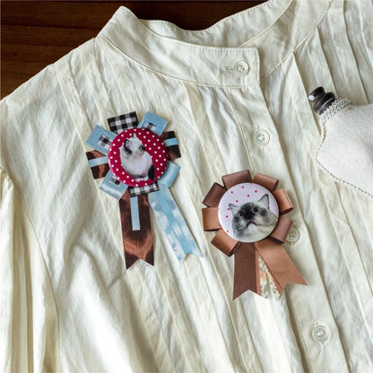 Vintage Ribbon Medal Sticker Pack