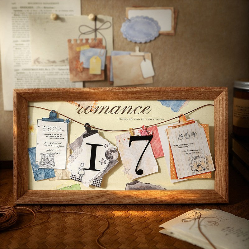 Your Letter Series Sticker Pack featuring letter designs for journaling, scrapbooking and collage