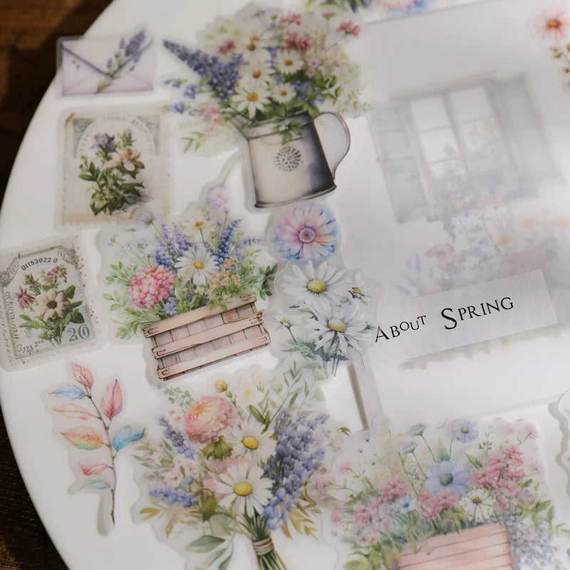 Spring Blossom Vellum Sticker Pack