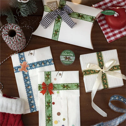 Christmas Floral Garland PET Tape
