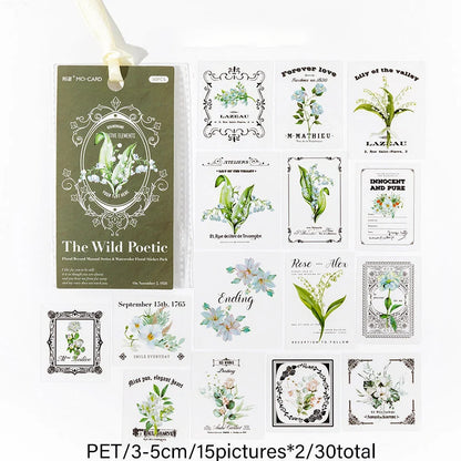 Floral notes Sticker