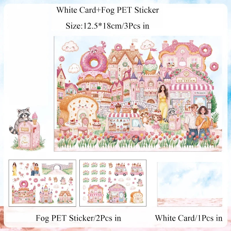 Flower Path Fantasy Journey Sticker Book