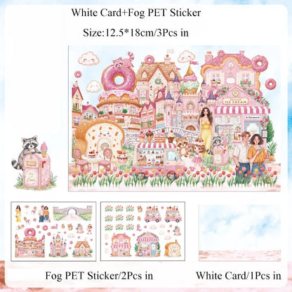Flower Path Fantasy Journey Sticker Book