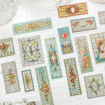 Vintage Floral Tile Sticker Pack
