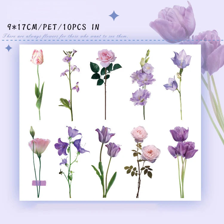 Time Flower Garden Sticker