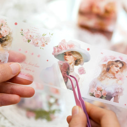 Vintage Art Girl Floral PET & Washi Tape