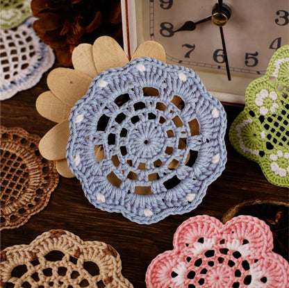 Woven Floral Notes Sticker Pack