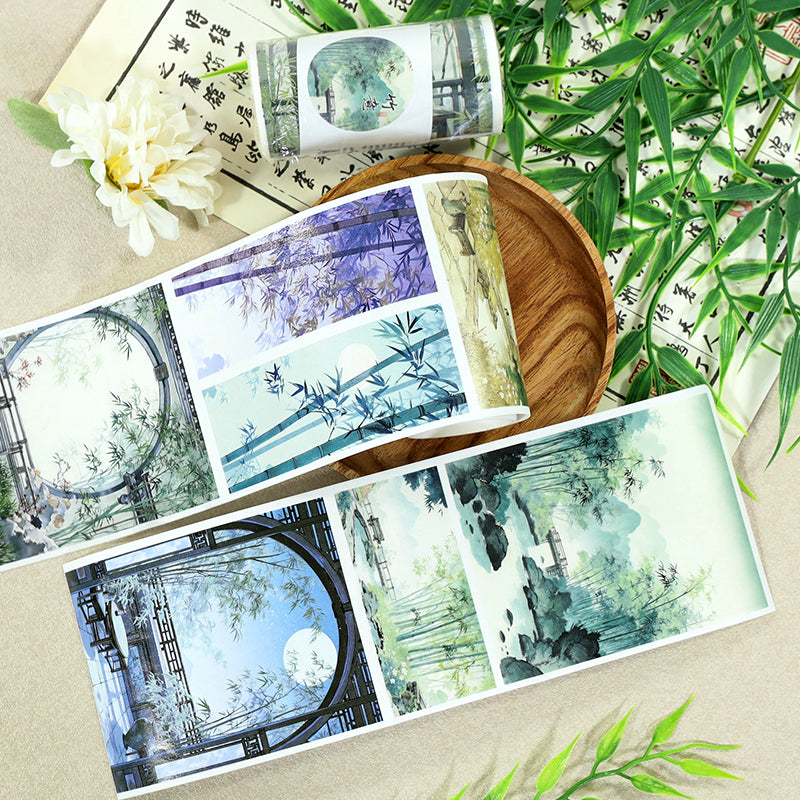 Charm Of Bamboo Washi Tape for journaling, scrapbooking and collage