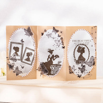 Starlink Dances Series Sticker featuring star designs for journaling, scrapbooking and collage