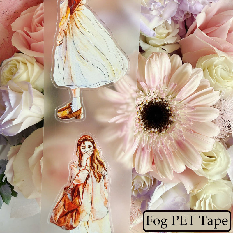 Whole Roll 5cm*5m Photo Status Die Cutting Washi/PET/Fog PET Tape