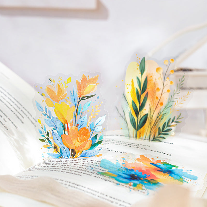 Misty flower stem Sticker