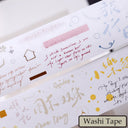 4.5cm*100cm Ordinary Days Die Cutting Washi/PET/Fog Synthetic Paper Tape