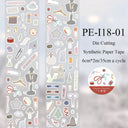 Collection of Stars Series Die Cutting Synthetic Paper Tape