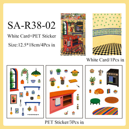 Art Residence Series 3D Sticker