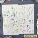 7cm*100cm Flower Field Die Cutting Washi/Shell Light PET Tape