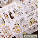 Whole Roll 5.5cm*5m Grid Notes Die Cutting Washi/PET/Fog PET Tape