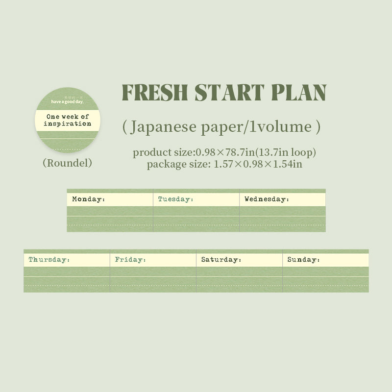Week Inspiration Series Washi Tape