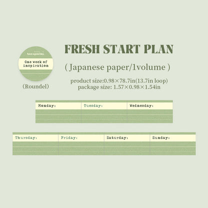 Week Inspiration Series Washi Tape