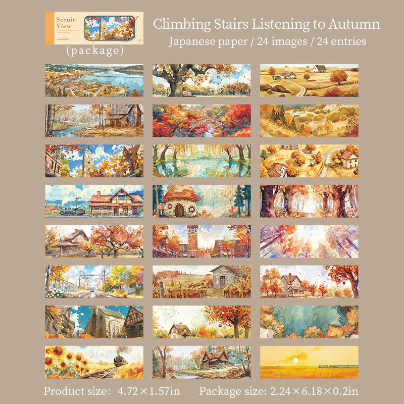 Beautiful Scenery View Series Sticker Book