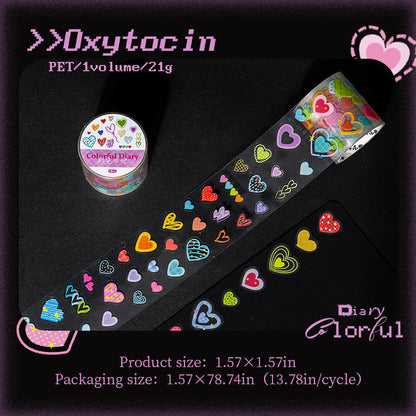 Color Diary Series Die Cutting PET Tape