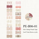 Handmade fabric label series Die Cutting Washi Tape