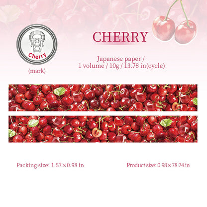 Fruit Canned Food Series Washi Tape