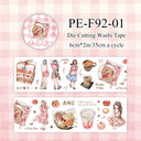Coffee Daily Series Die Cutting Washi Tape