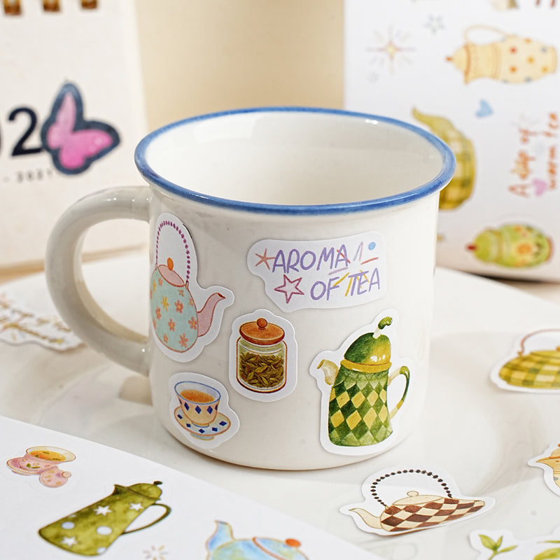 Porcelain Object Series Die Cutting Writing Paper Tape for journaling, scrapbooking and collage