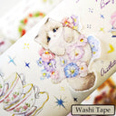 Whole Roll 6cm*5m Lovely Garden Die Cutting Washi/PET Tape