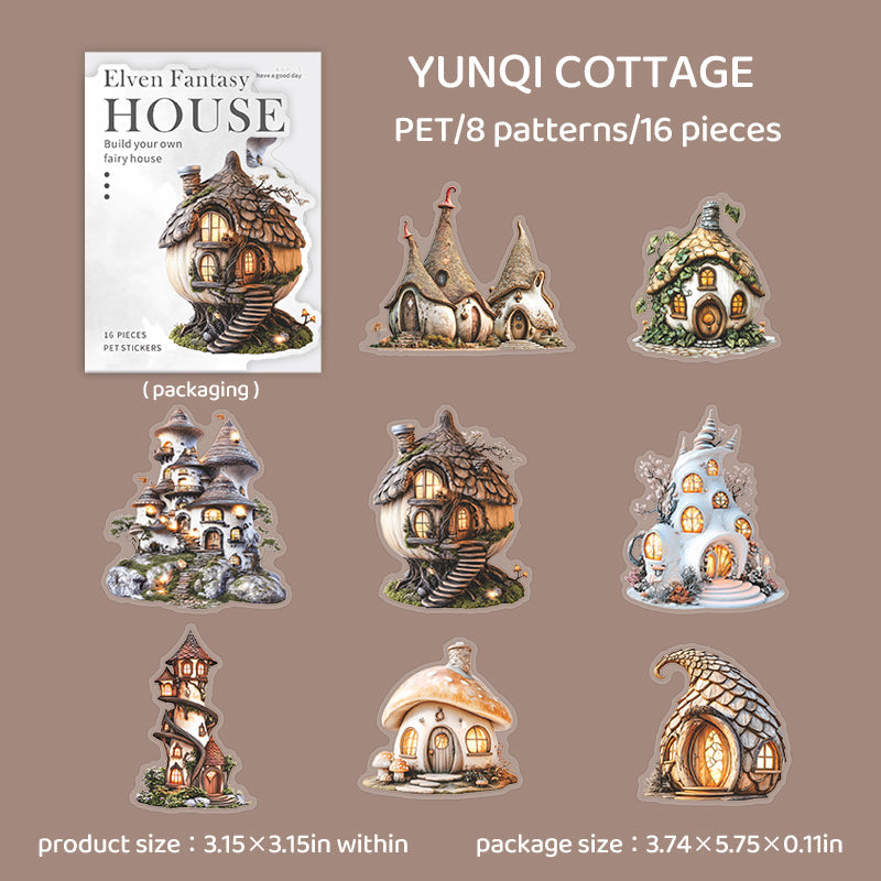 Elven Fantasy House Series Sticker