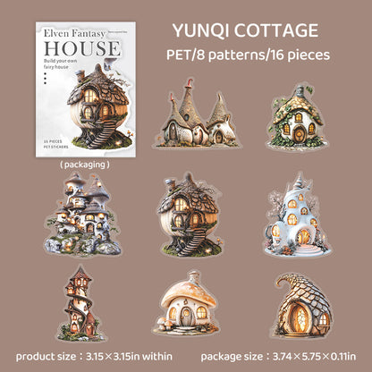 Elven Fantasy House Series Sticker